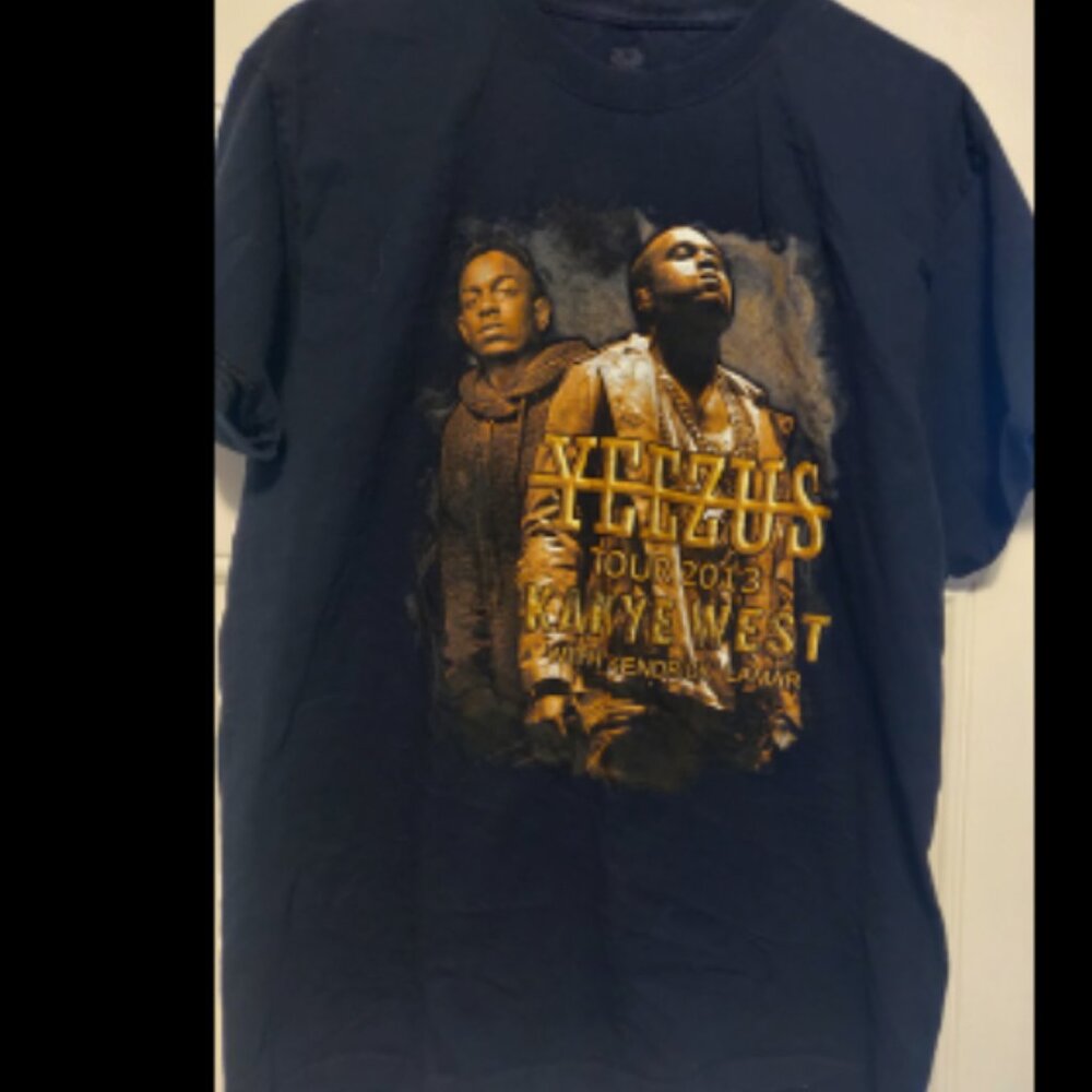 Kenye West YEEZUS Tour T Shirt Mens Size L W/ Kendreick Lamar 2013